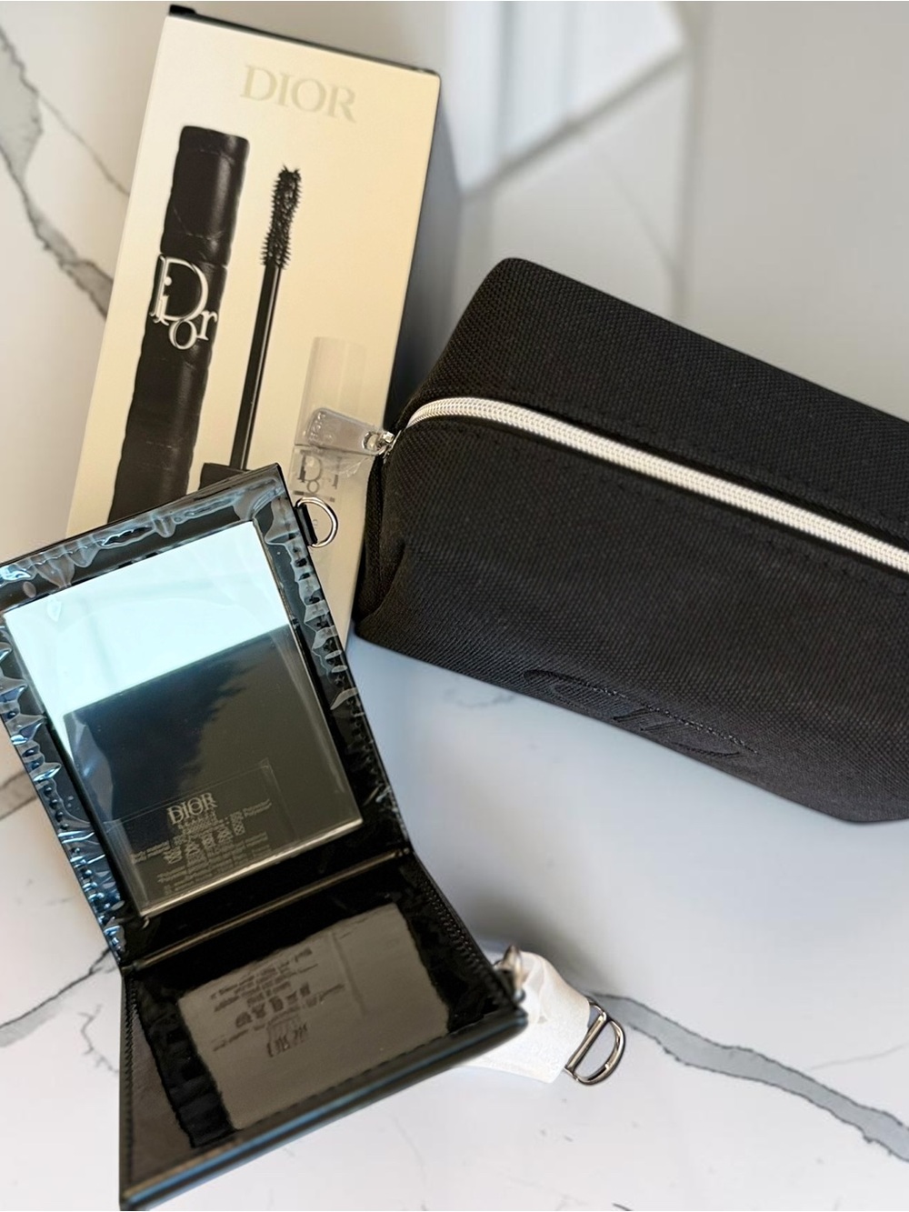 AUTHENTIC Dior Full Size Beauty Bundle + Pouch & Mirror - Picture 3 of 4